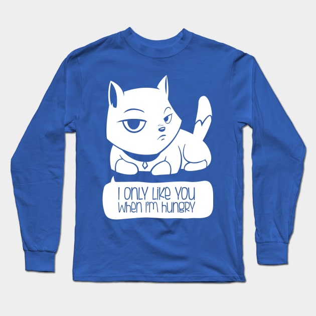 a cats confession Long Sleeve T-Shirt by sebstadraws